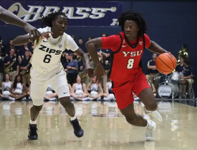 YSU falls in exhibition at Akron